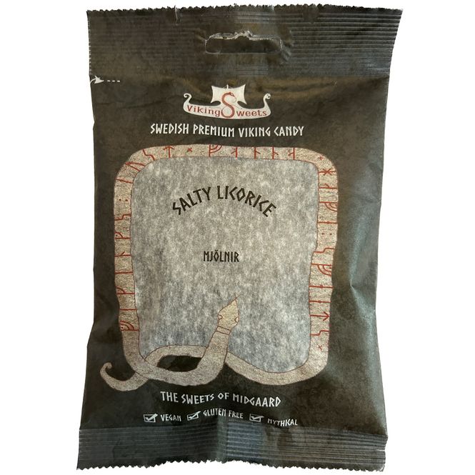 Huvudbild Salty Licorice 120gr Viking Sweets