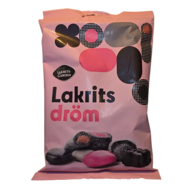 Huvudbild Lakrits Dröm 140gr Lakritsgården