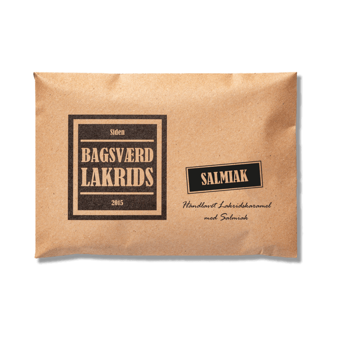 Huvudbild Salmiak 160gr Bagsvaerd Lakrids