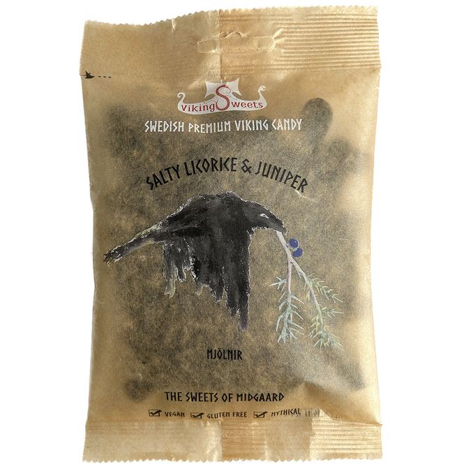 Huvudbild Salty Licorice & Juniper 120gr Viking Sweets